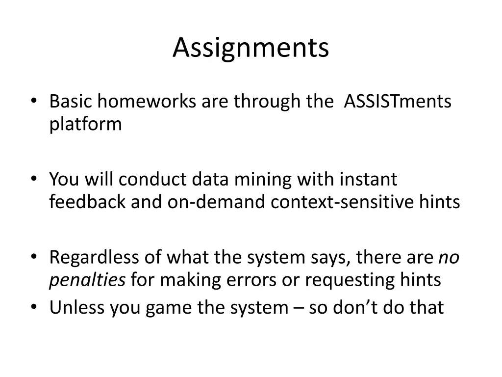 assignments 1