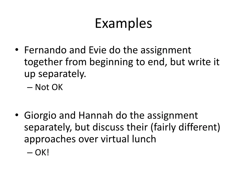 examples 1