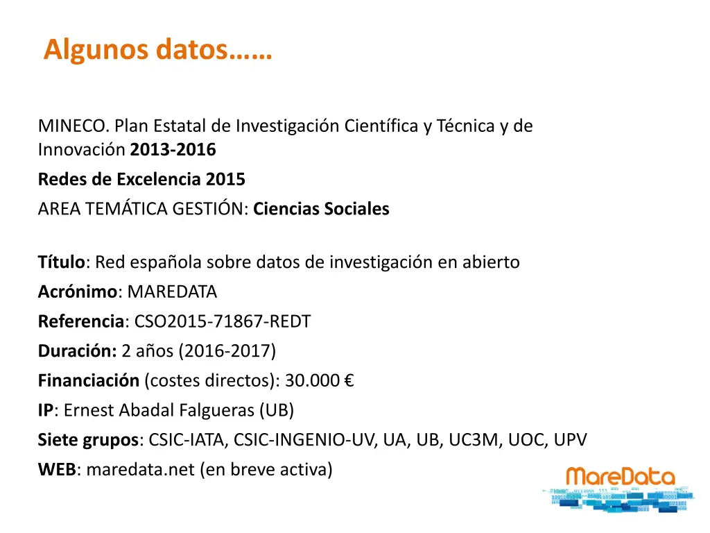 algunos datos