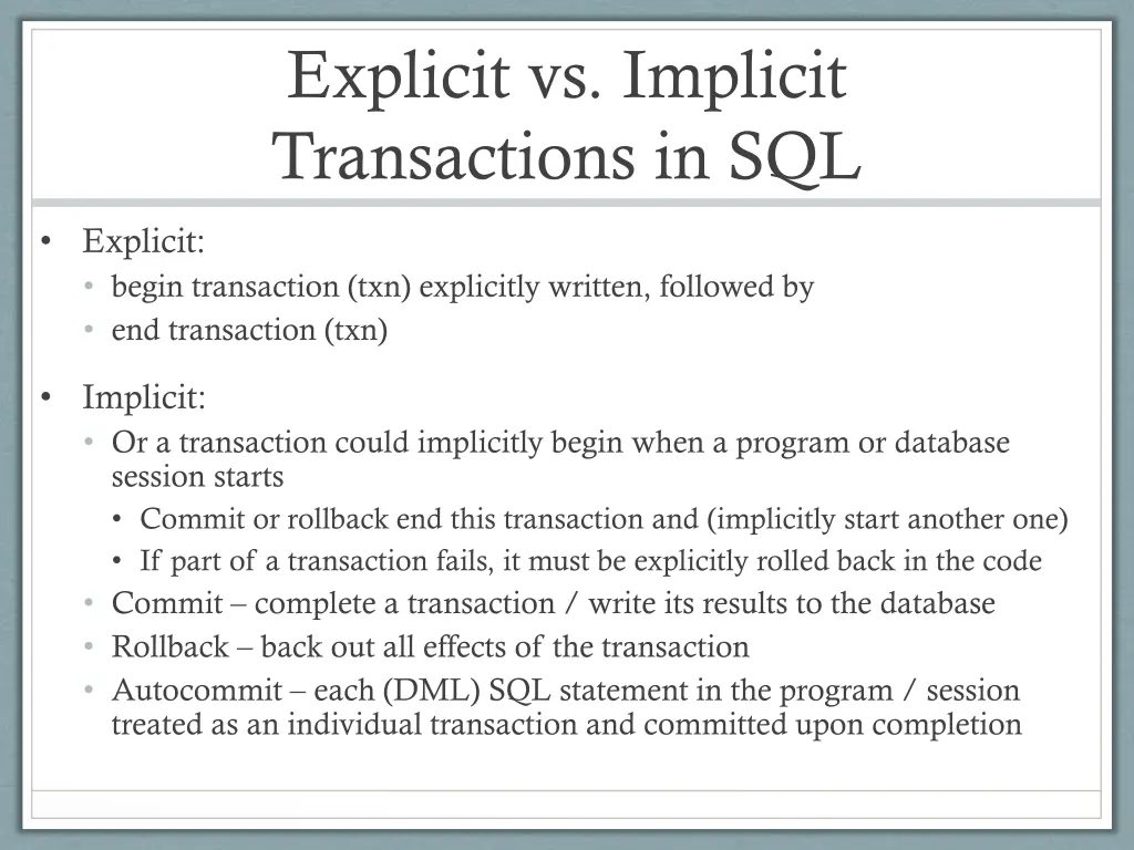 explicit vs implicit transactions in sql