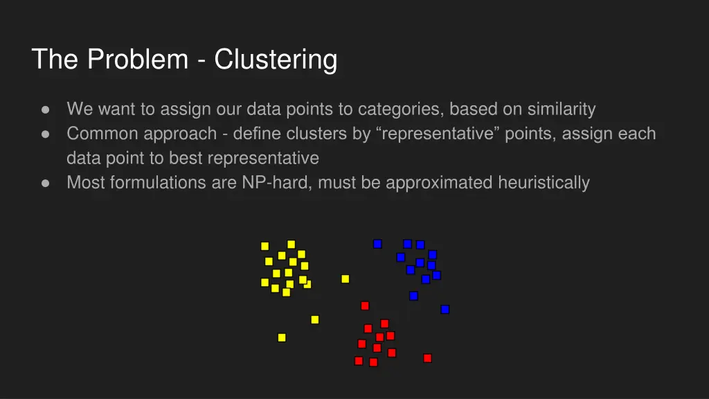 the problem clustering