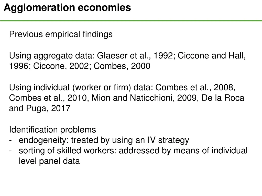 agglomeration economies 3