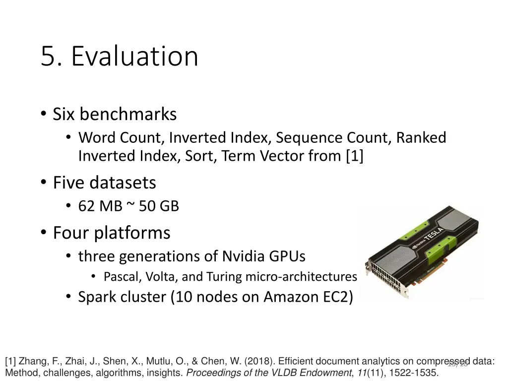 5 evaluation