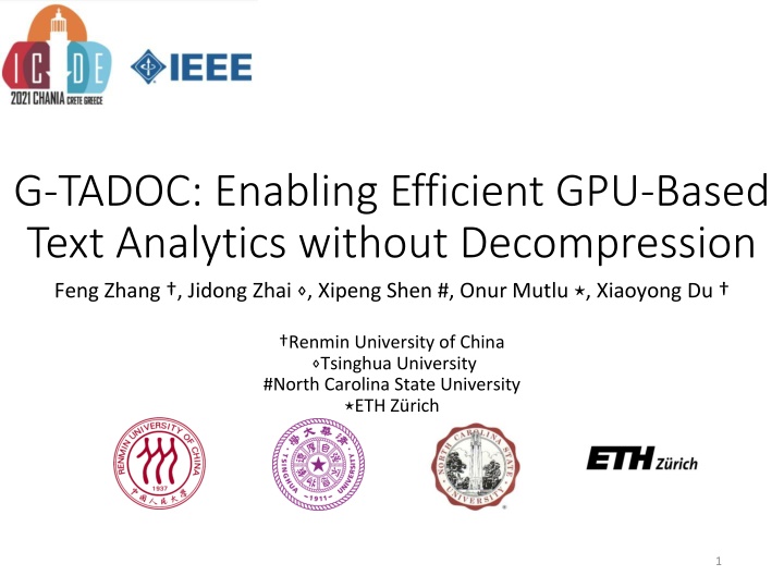 g tadoc enabling efficient gpu based text