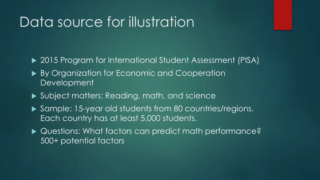 data source for illustration