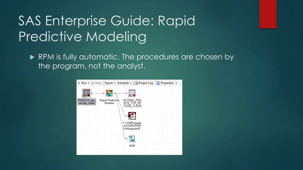 sas enterprise guide rapid predictive modeling