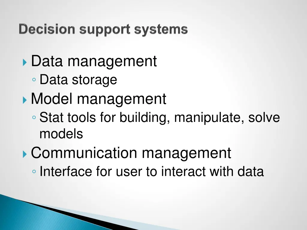 data management data storage model management