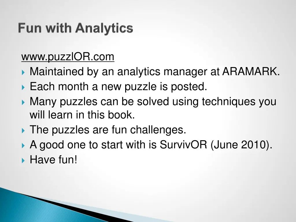 www puzzlor com maintained by an analytics