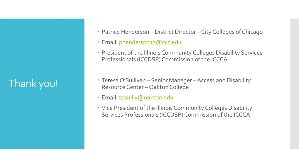 patrice henderson district director city colleges