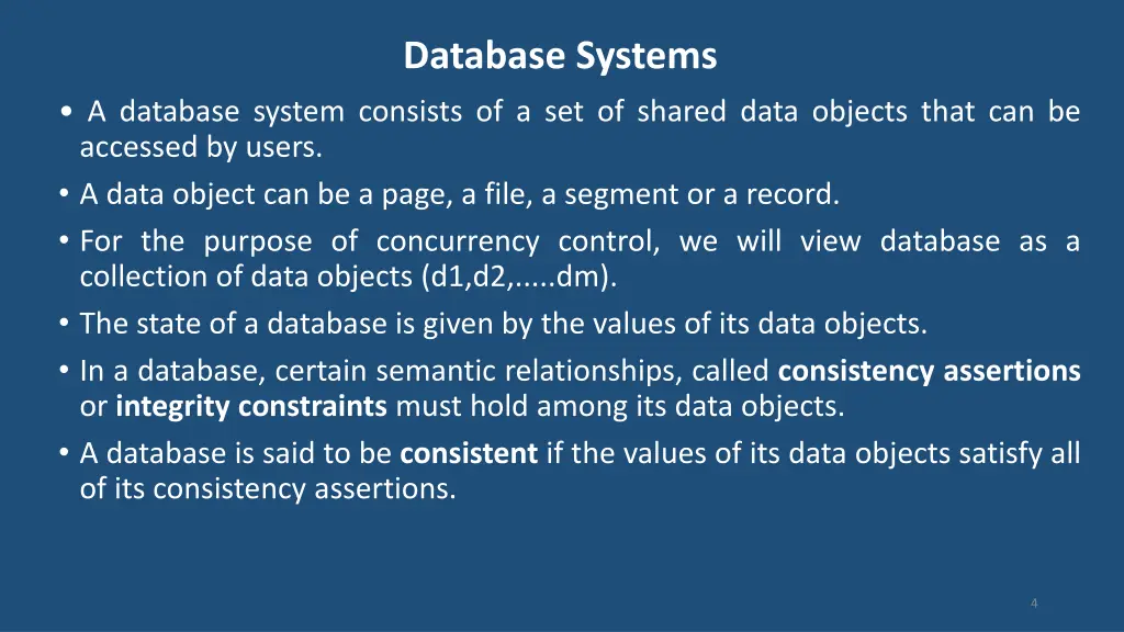 database systems 1