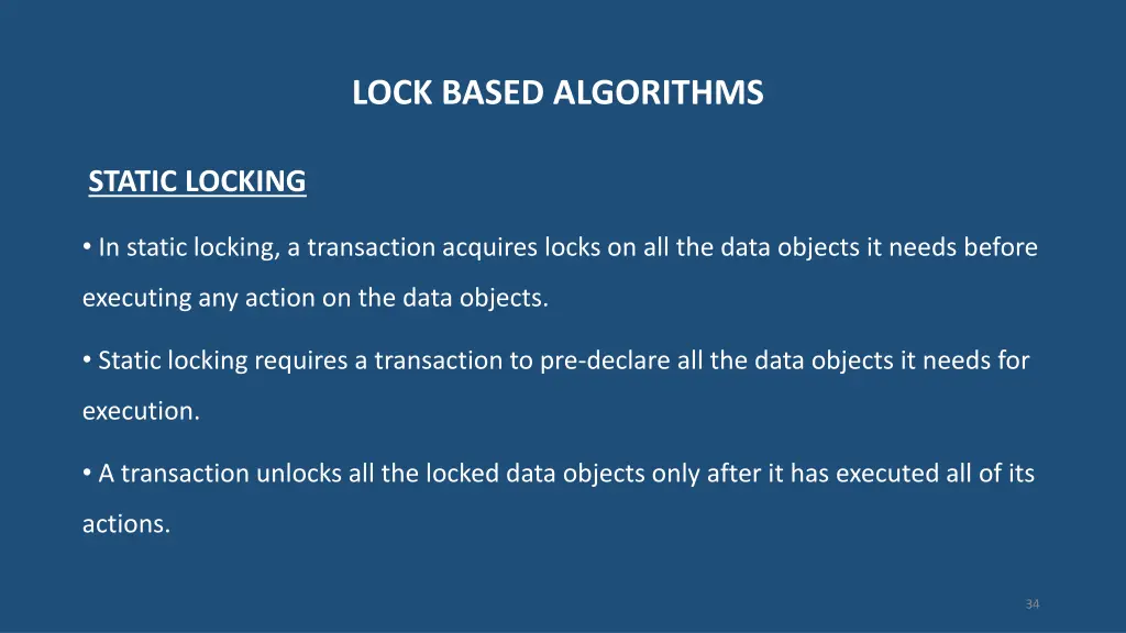 lock based algorithms 3