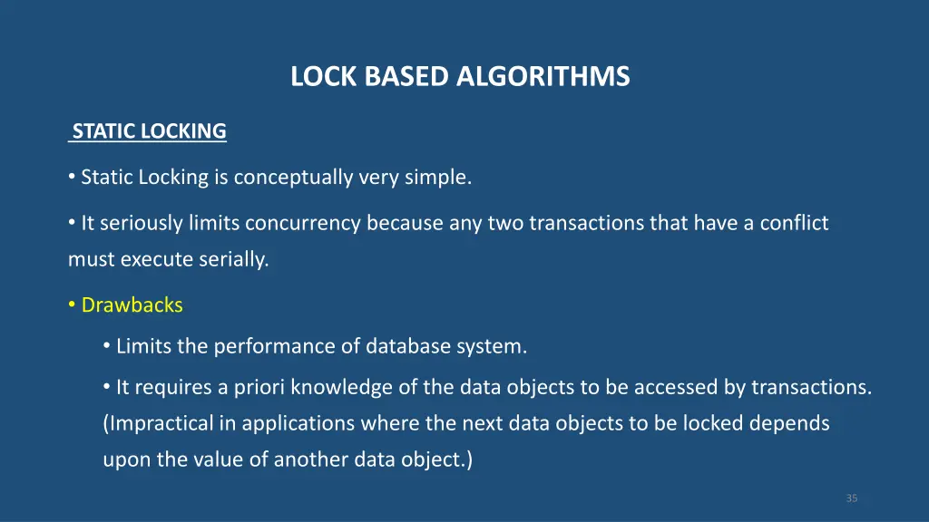 lock based algorithms 4