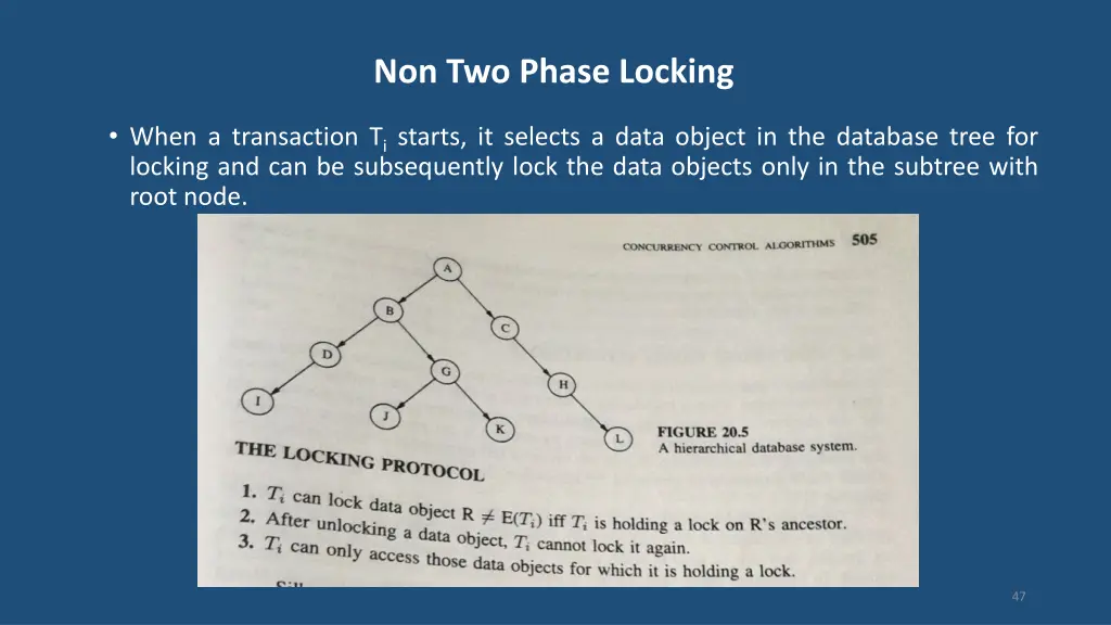 non two phase locking 1