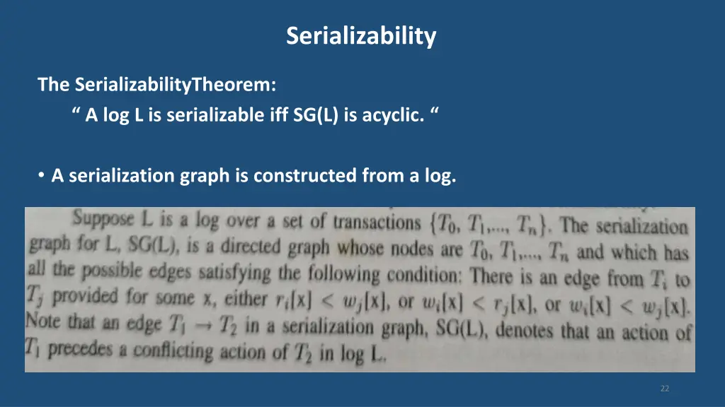 serializability 6