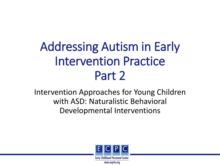 addressing autism in early addressing autism