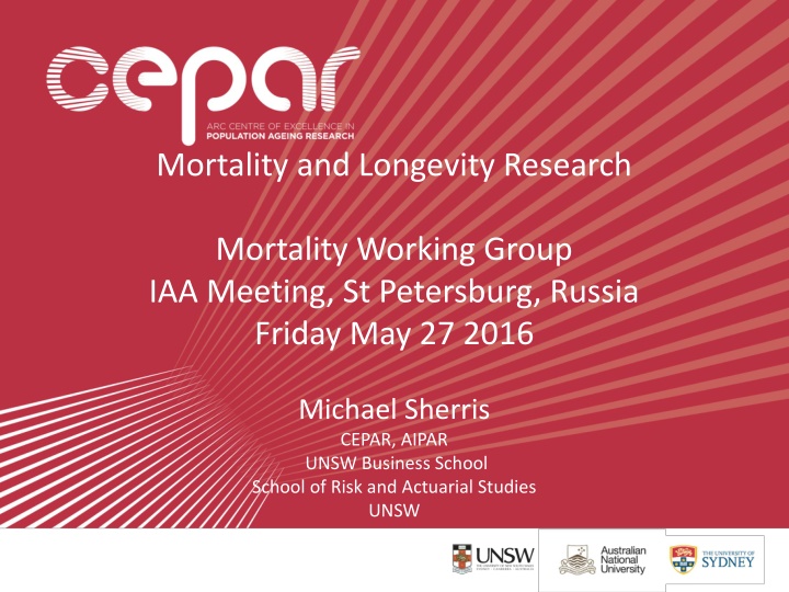 mortality and longevity research