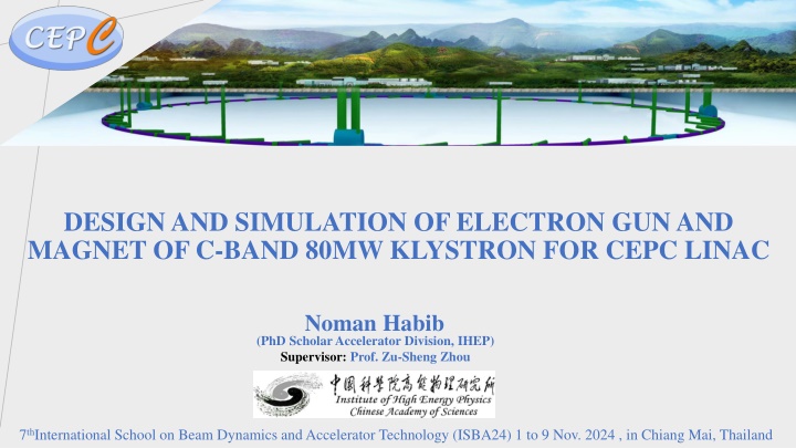 design and simulation of electron gun and magnet