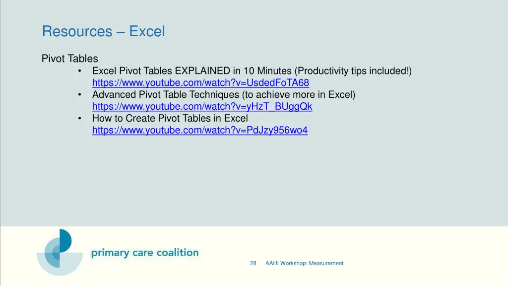 resources excel 3