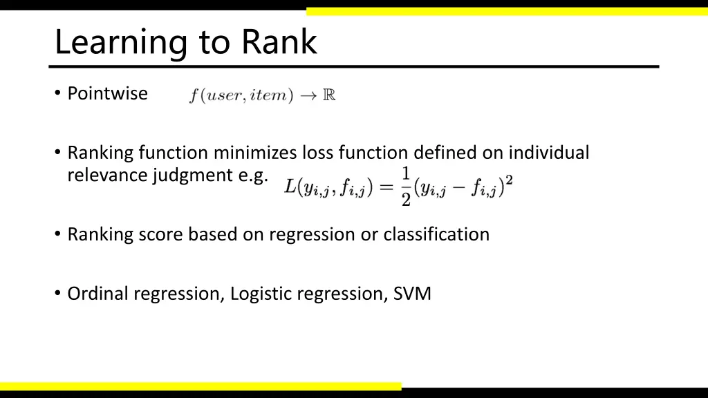 learning to rank