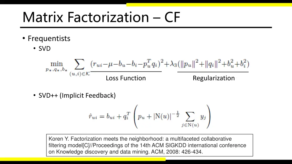 matrix factorization cf 1