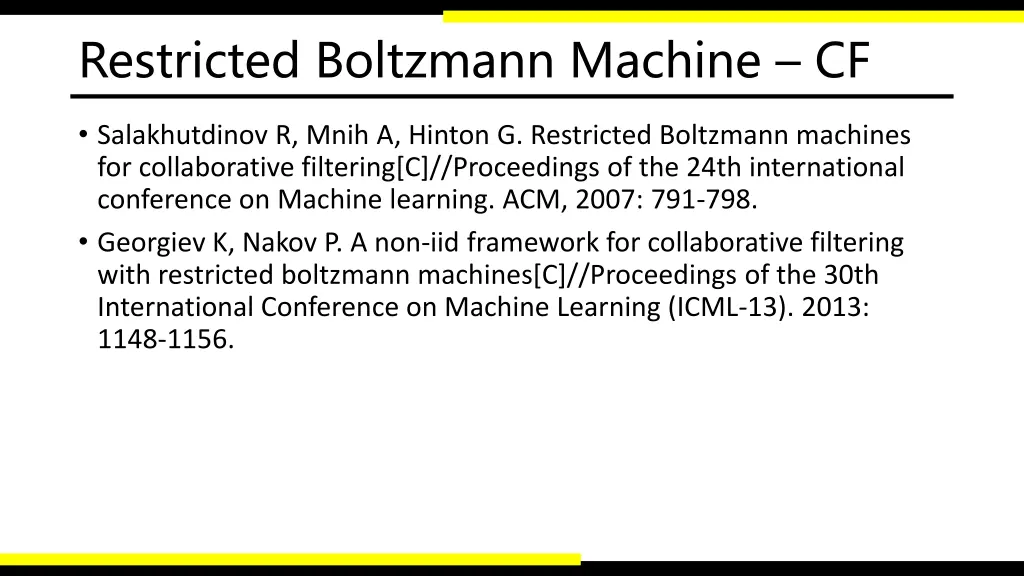 restricted boltzmann machine cf 1