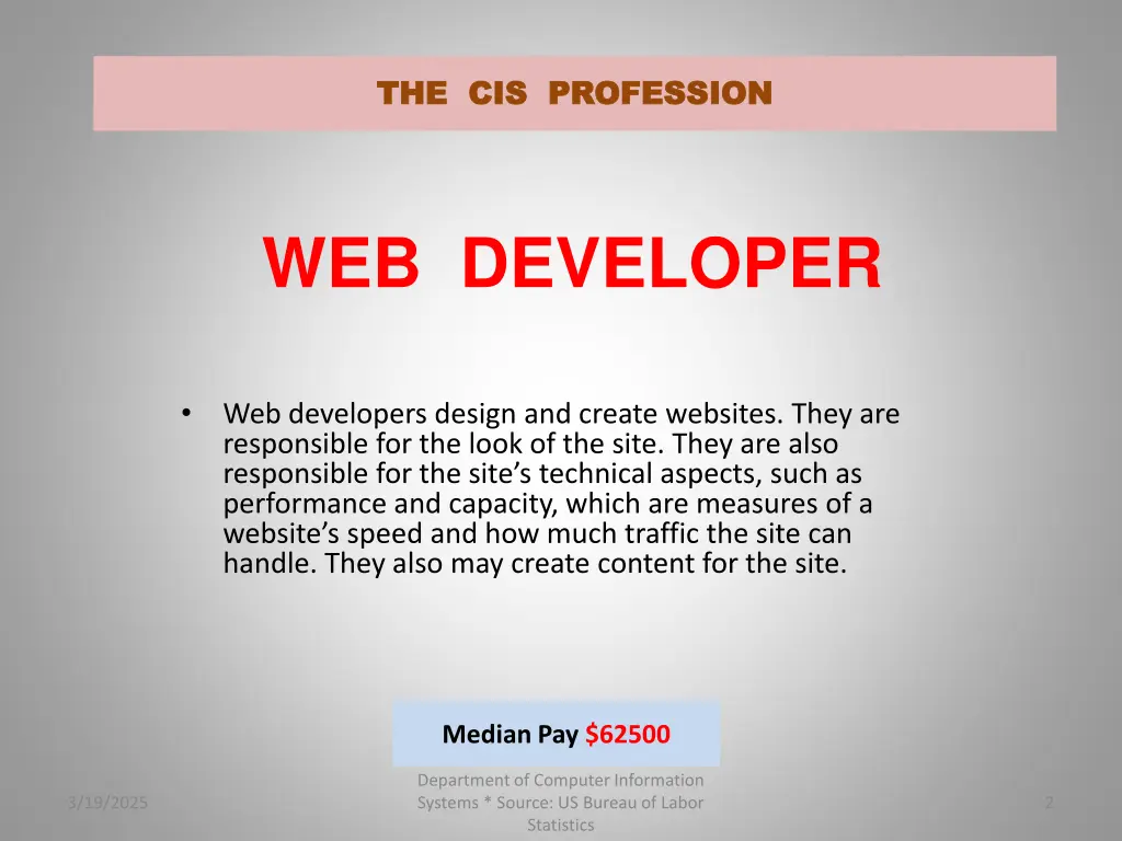 the cis profession the cis profession 1