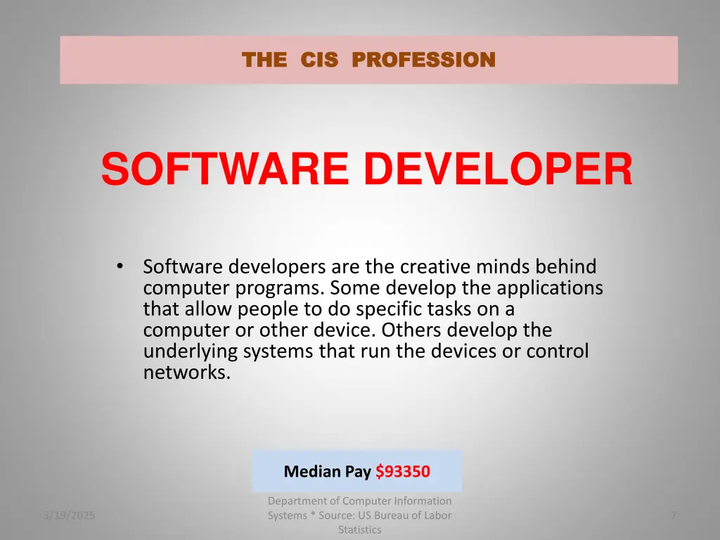 the cis profession the cis profession 6