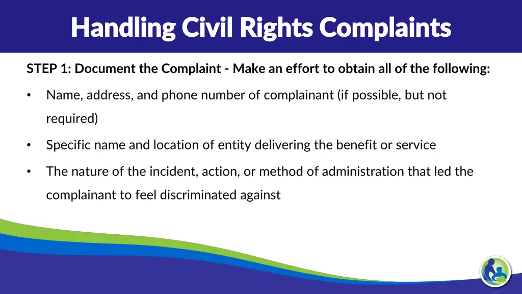 handling civil rights complaints handling civil
