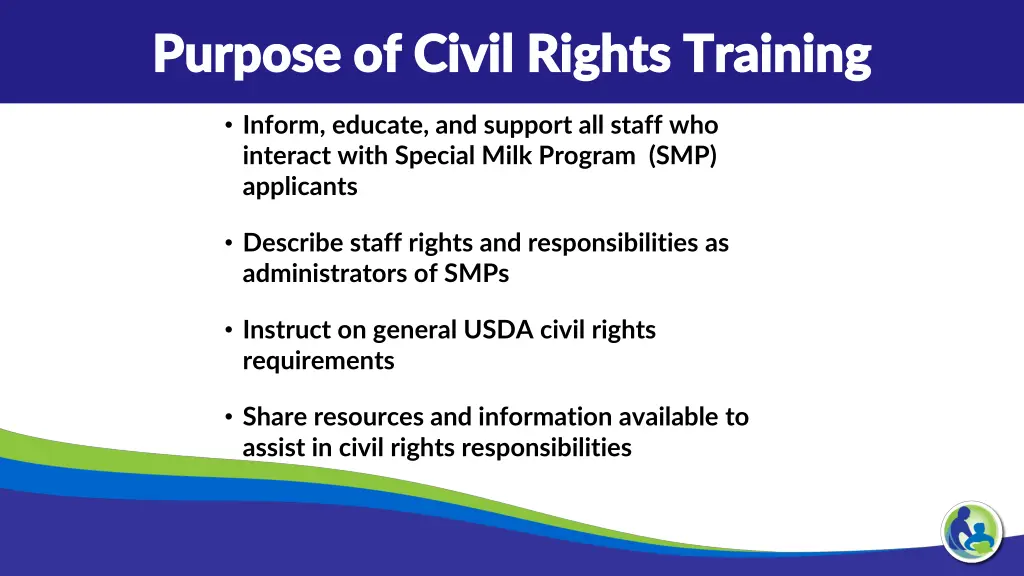 purpose of civil rights training purpose of civil