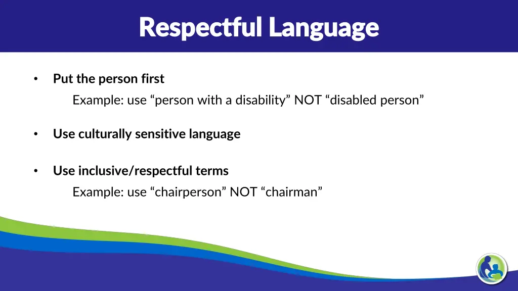 respectful respectful language