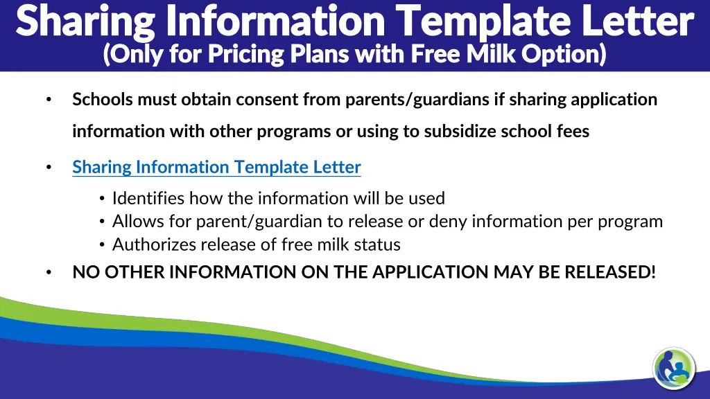 sharing information sharing information template