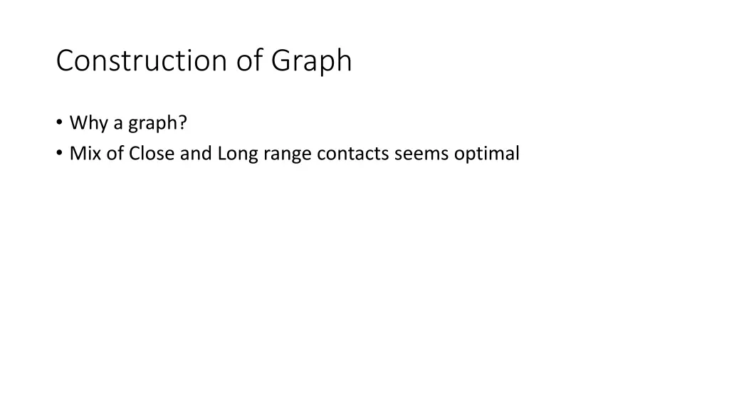 construction of graph