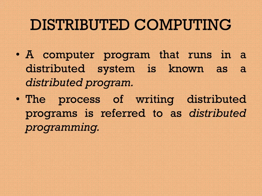 distributed computing 2