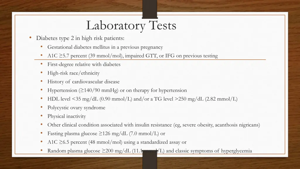 laboratory tests 2