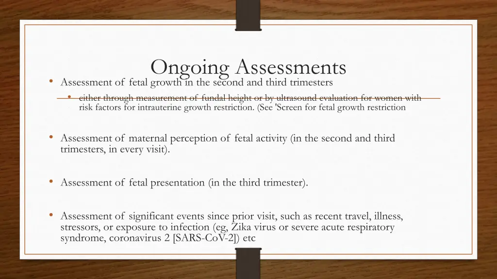 ongoing assessments 1