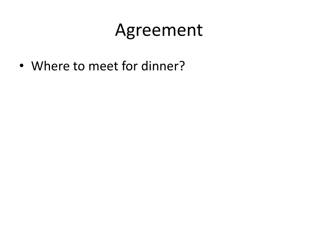 agreement