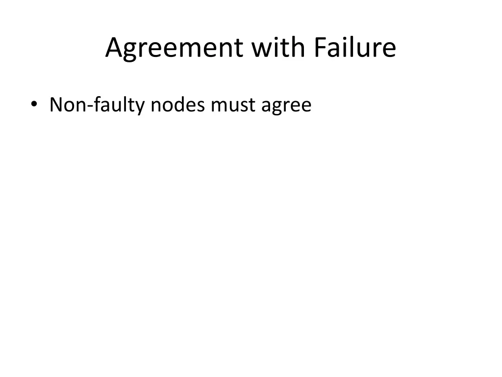 agreement with failure