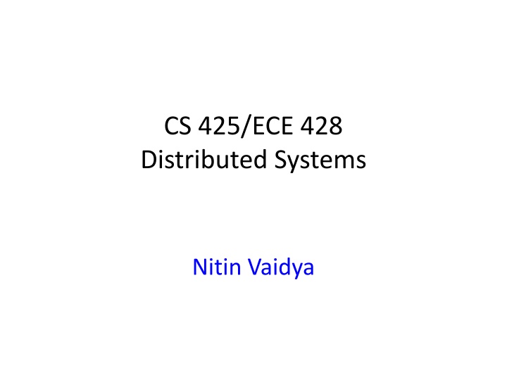 cs 425 ece 428 distributed systems