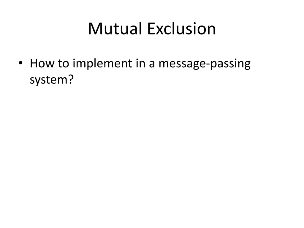 mutual exclusion 1