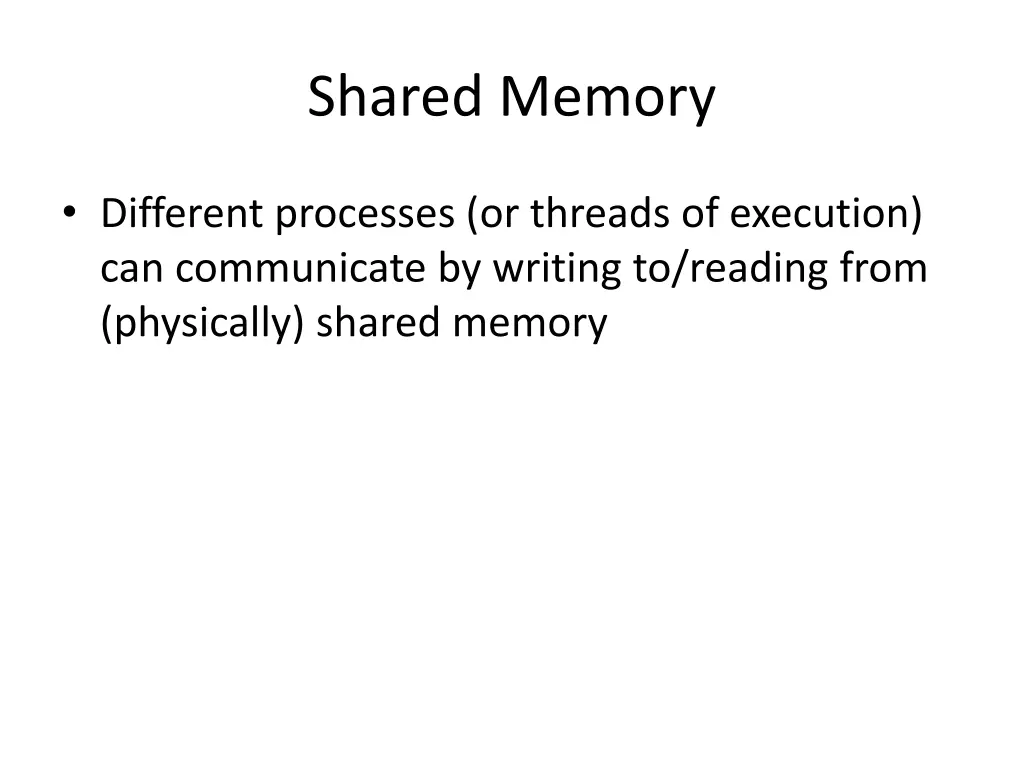 shared memory