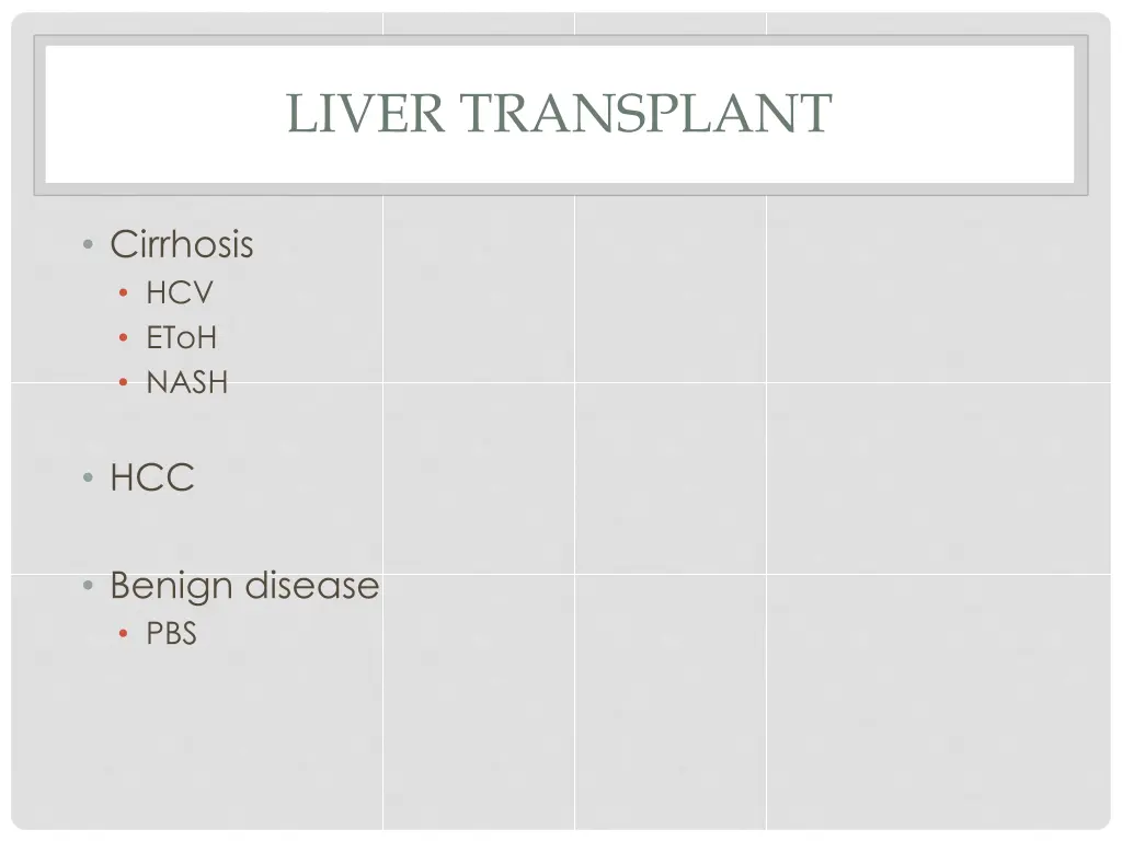 liver transplant