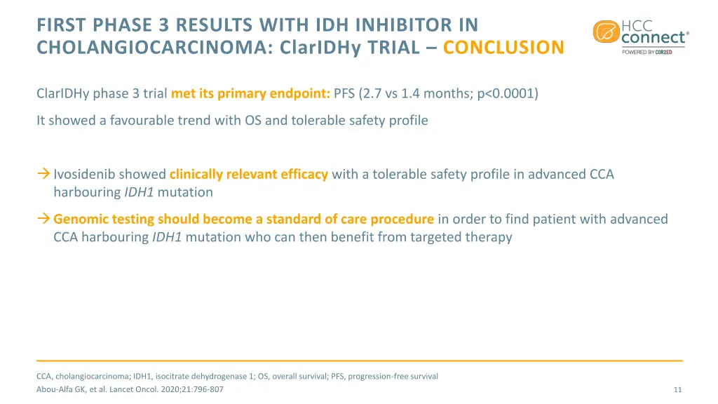first phase 3 results with idh inhibitor 3