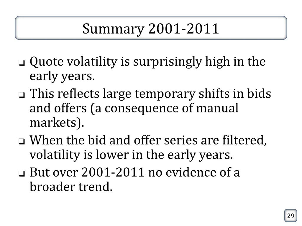 summary 2001 2011