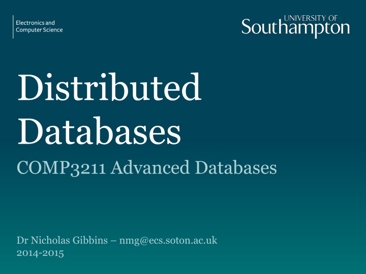 distributed databases comp3211 advanced databases
