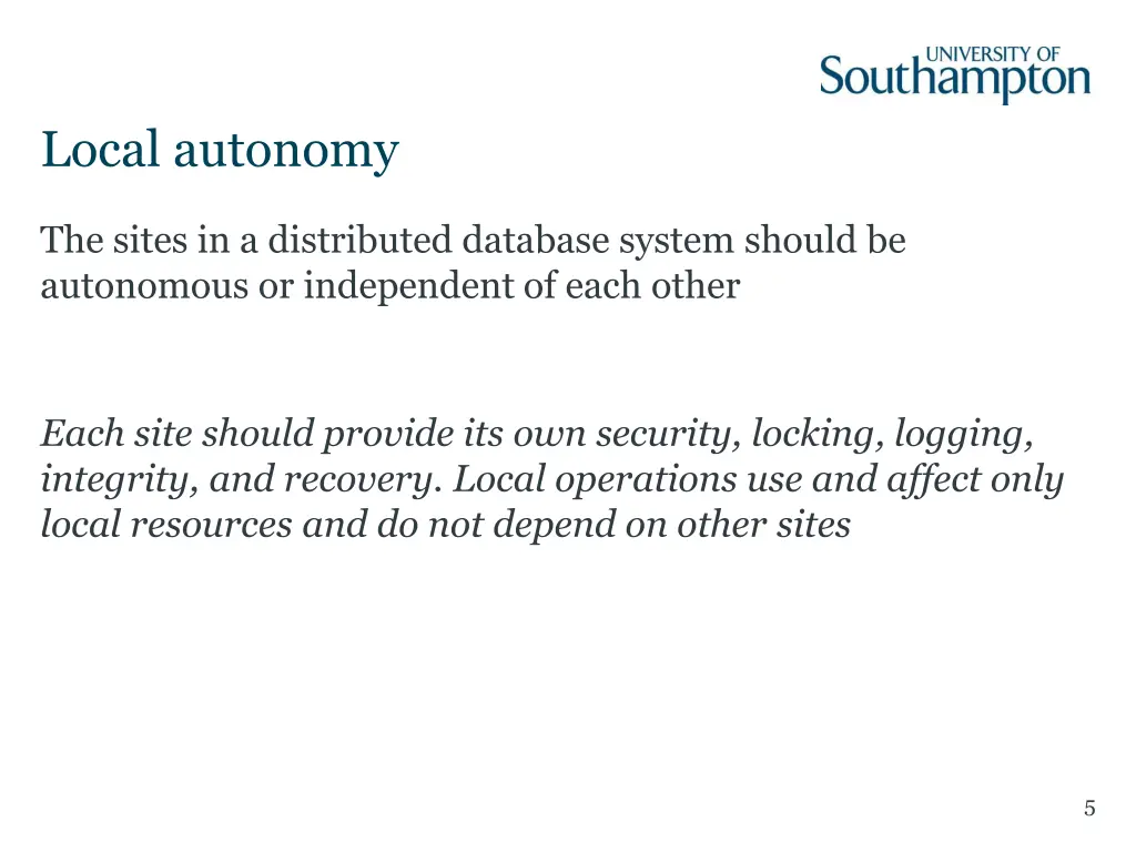 local autonomy