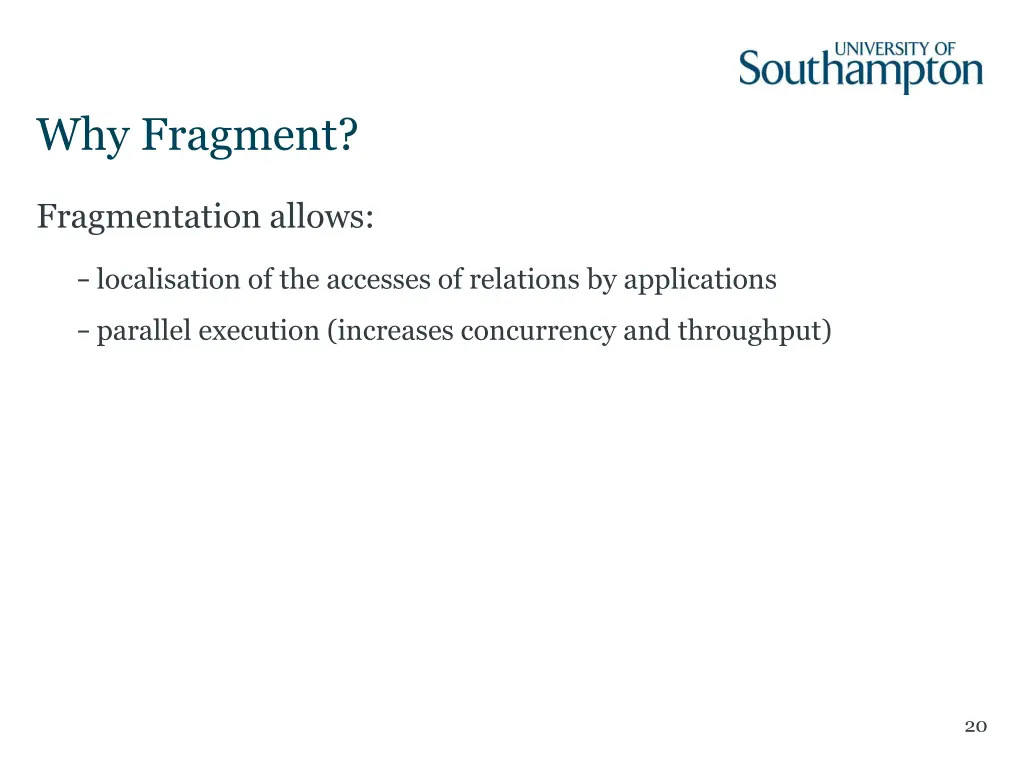 why fragment