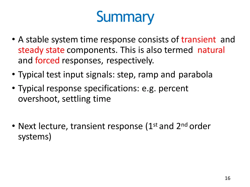 summary
