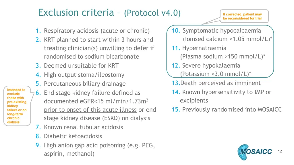 exclusion criteria protocol v4 0