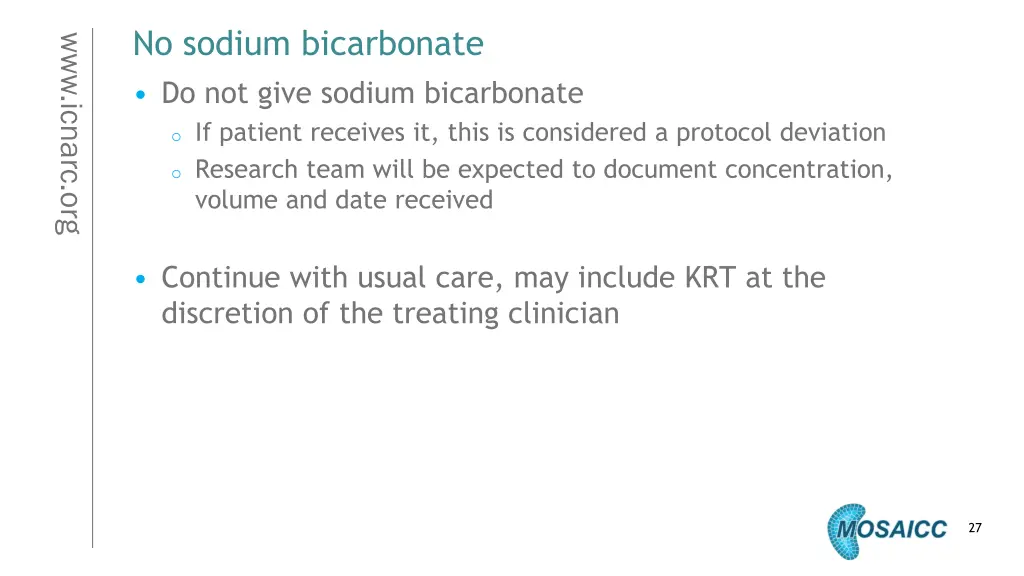 no sodium bicarbonate do not give sodium