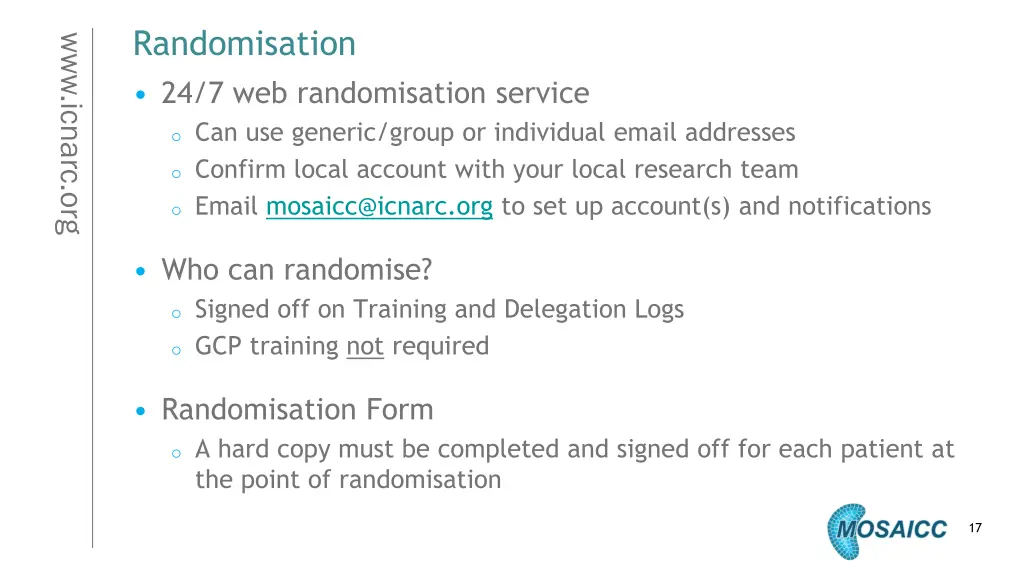 randomisation 24 7 web randomisation service
